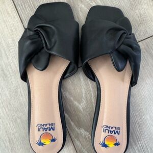Maui Island Black Women's Sandals